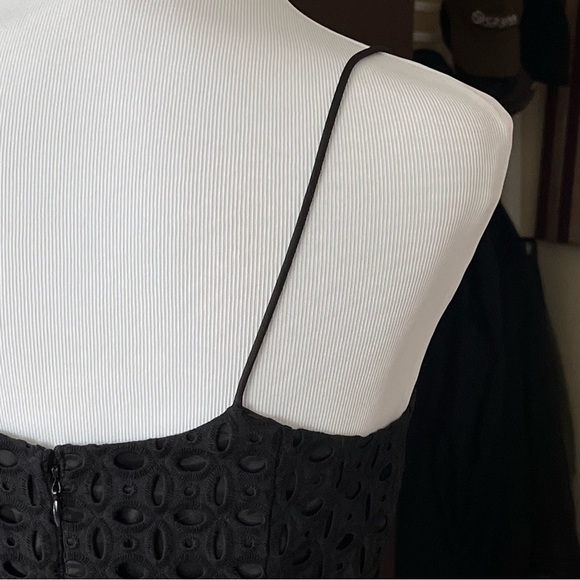 Banana Republic Black Spaghetti Strap Dress Size 2 - Picture 9 of 11